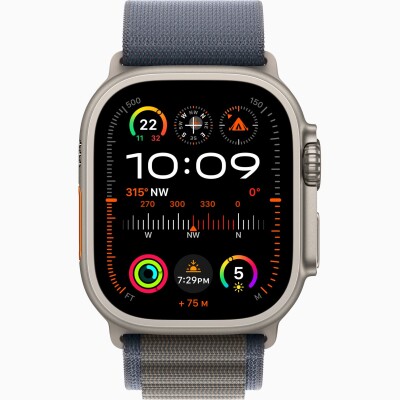 Apple Watch Ultra 2 Titanium Case with Alpine Loop