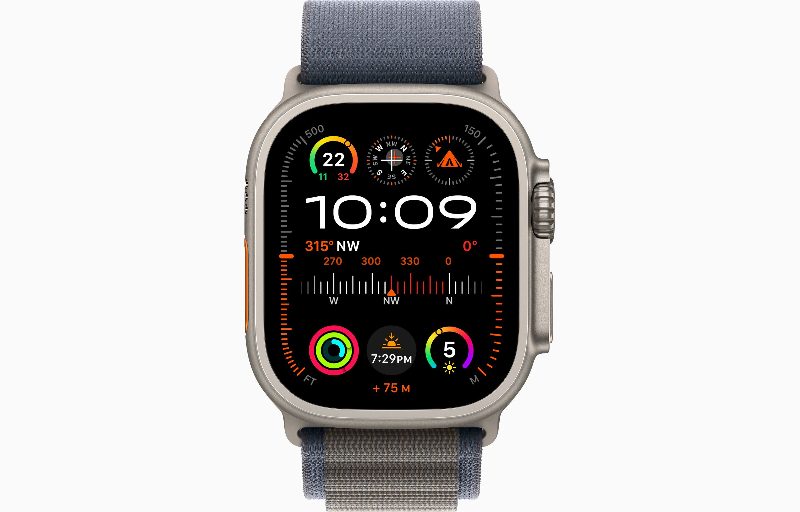 Apple Watch Ultra 2 Titanium Case with Alpine Loop